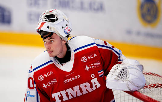 Timrås målvakt Jacob Johansson