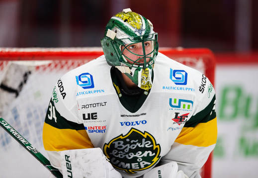 Björklövens målvakt Kevin Poulin