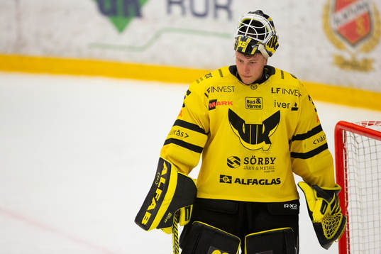 Västerås målvakt Emil Kruse