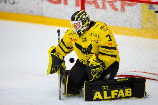 Västerås målvakt Emil Kruse
