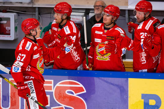 Almtunas Jesper Norbäck jublar