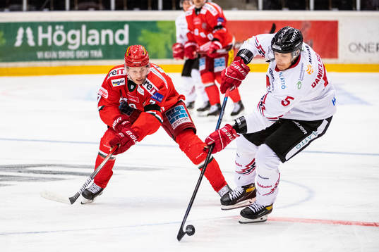 Modos Tobias Åhström och Vita Hästens Anton Danielsson