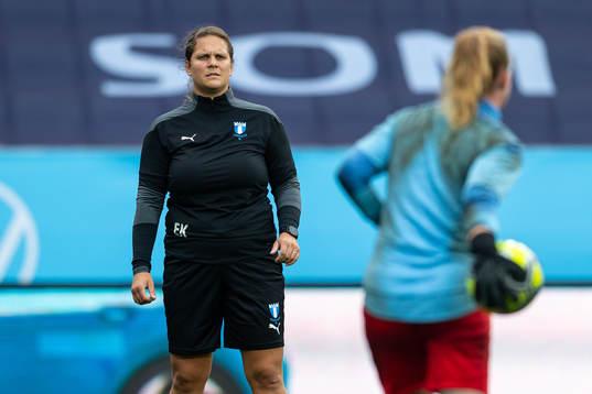 Malmö FFs målvaktstränare Emelie Karström