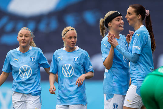 Malmö FFs Malin Gunnarsson jublar