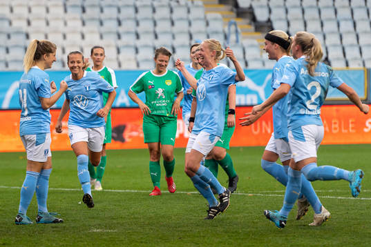 Malmö FFs Lovisa Wifvesson jublar