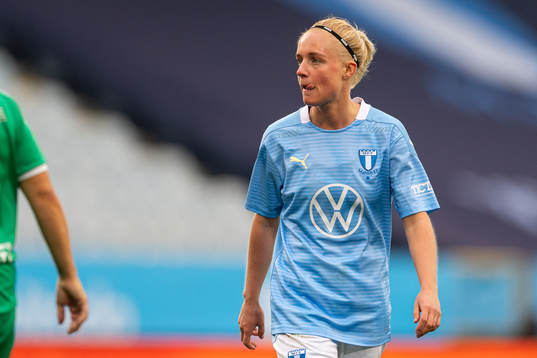 Malmö FFs Melina Skarström deppar
