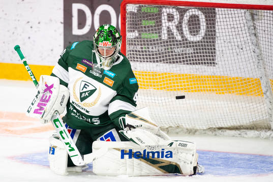 Färjestads målvakt Henrik Haukeland
