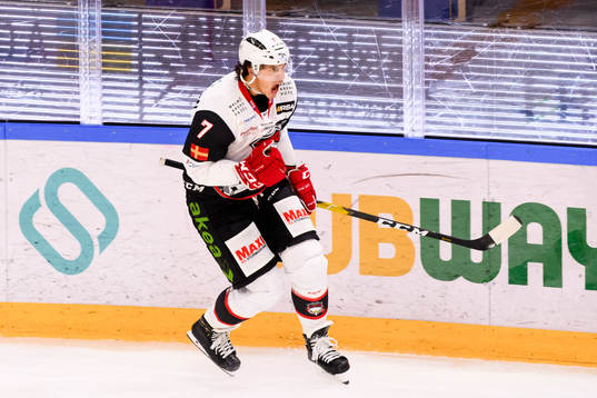 Malmö Redhawks Oliver Lauridsen jublar