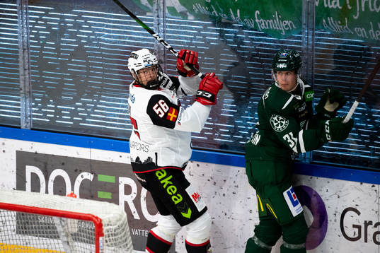 Malmö Redhawks Anton Olsson och Färjestads Carl Jakobsson