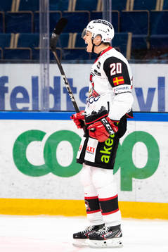 Malmö Redhawks Helge Grans jublar