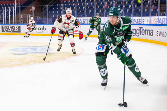 Malmö Redhawks Adam Ollas Mattsson och Färjestads Michael