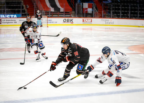 Örebros Lukas Pilö och Linköpings Hampus Larsson