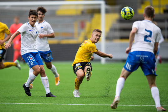Elfsborgs Dennis Kjellberg och IFK Norrköpings Adam Kosovic