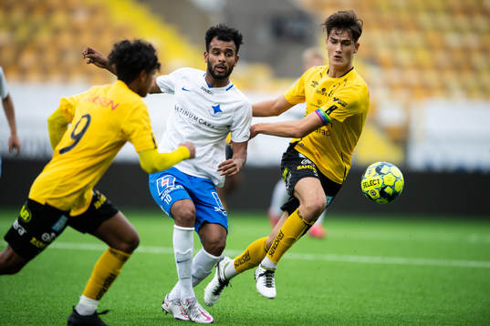 IFK Norrköpings Anas Ahmed Yusuf och Elfsborgs Amer Jusic