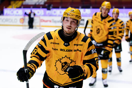 Skellefteås Jesper Frödén jublar