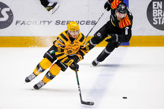 Skellefteås Darren Nowick och Brynäs John Nyberg