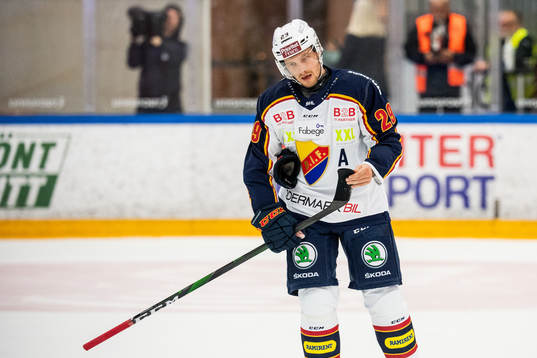 Djurgårdens Sebastian Strandberg deppar