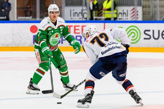 Rögles Erlend Lesund och Djurgårdens William Eklund