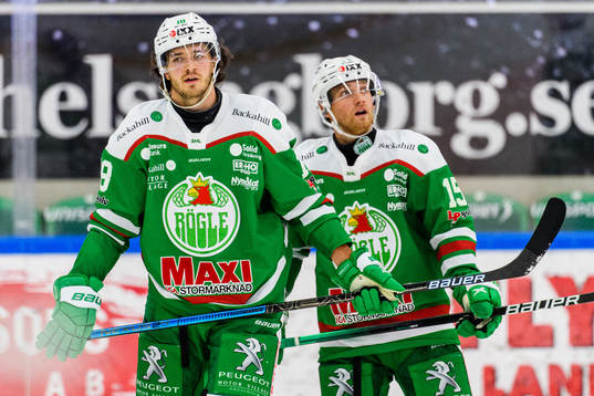 Rögles Dennis Everberg och Simon Ryfors deppar
