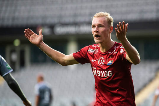 Örgrytes Adam Bergmark Wiberg reagerar