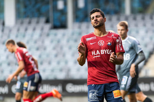 Örgrytes Ailton Jose Almeida reagerar