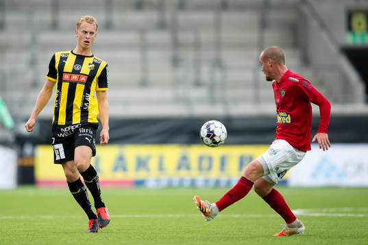 Häckens Gustav Berggren och Falkenbergs Christoffer