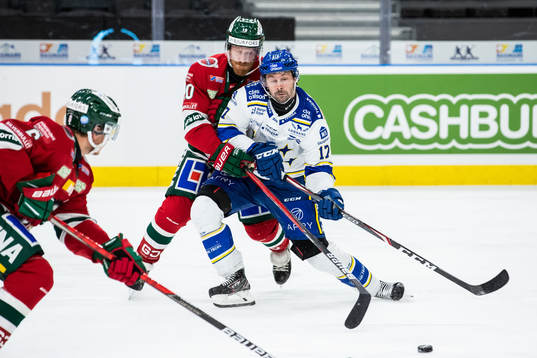 Frölundas Jens Olsson och Leksands Daniel Olsson-Trkulja