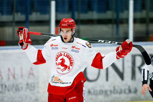 Troja Ljungbys Martin Fransson deppar