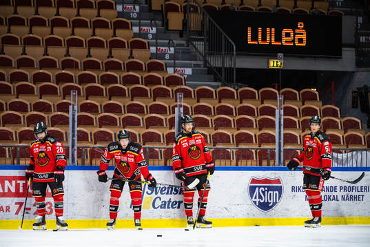 Luleås Jack Connolly, Carl Mattsson, Victor Berglund och
