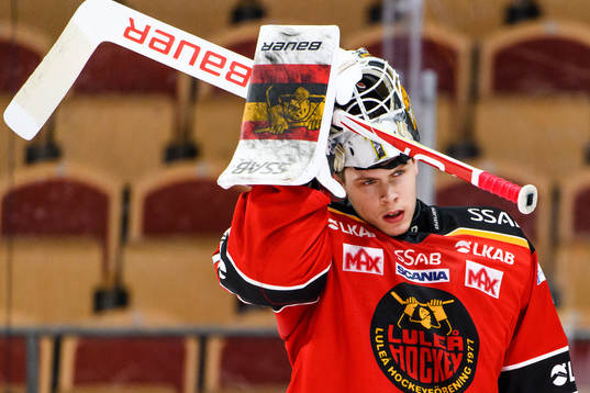 Luleås målvakt Jesper Wallstedt