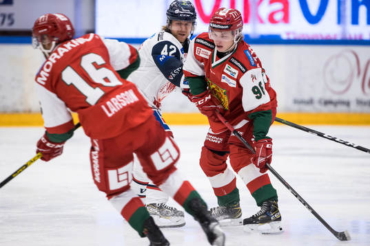 Västerviks Oskar Drugge och Moras Lukas Wernblom