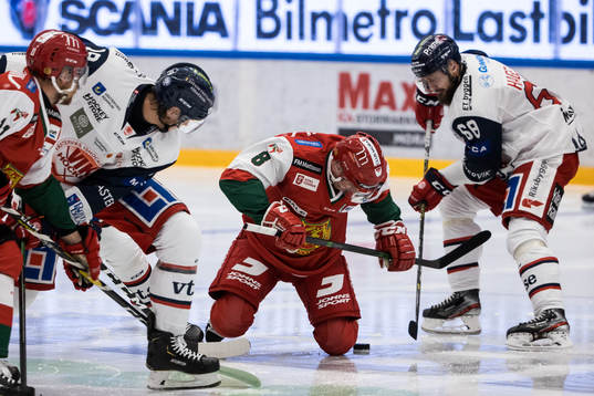 Moras Robin Johansson och Västerviks Joakim Hagelin