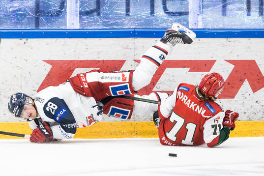 Västerviks Eetu Tuulola och Moras Isak Pantzare