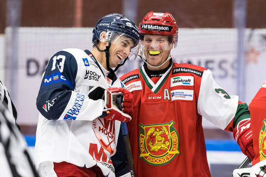 Västerviks Fabian Ilestedt och Moras Adam Masuhr
