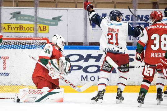 Västerviks Victor Öhman jublar