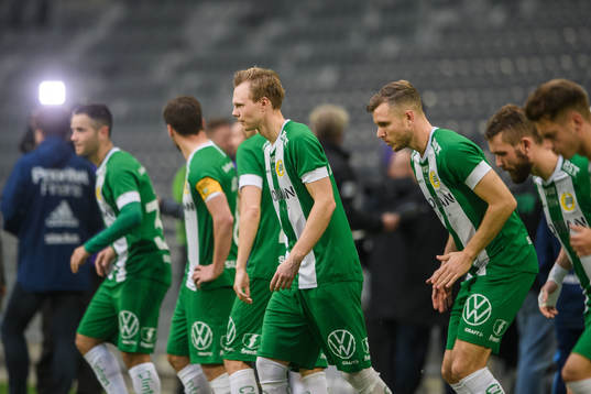 Hammarbys Tim Söderström och Richard Magyar