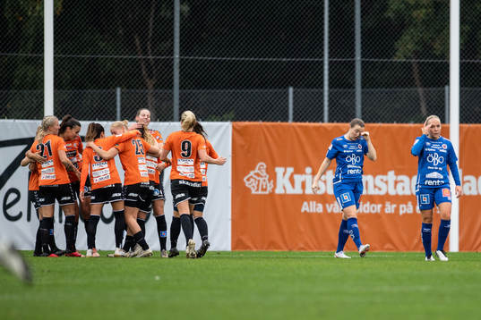 Kristianstads spelare jublar