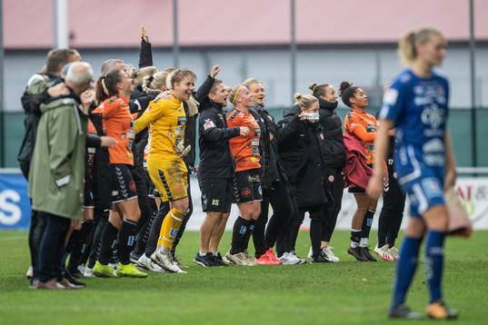 Kristianstads spelare jublar