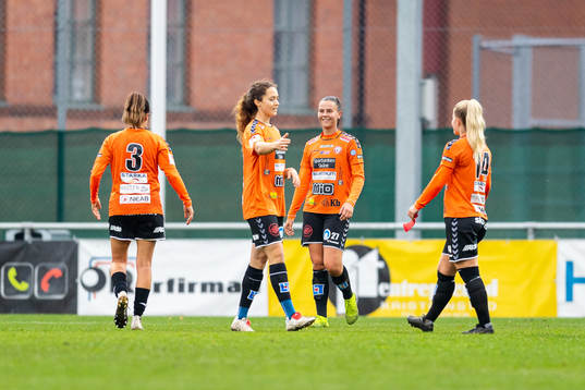 Kristianstads spelare jublar