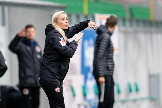 Kristianstads tränare Elisabet Gunnarsdóttir