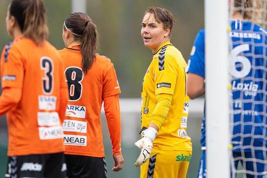 Kristianstads målvakt Brett Elizabeth Maron
