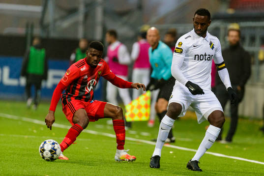 s Henok Goitom  fotbollsmatchen i Allsvenskan mellan
