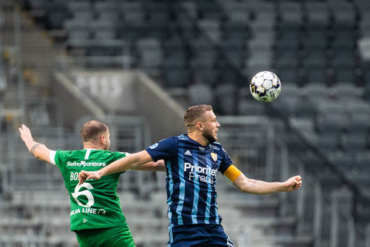 Hammarbys Darijan Bojanic och Djurgårdens Jesper Karlström