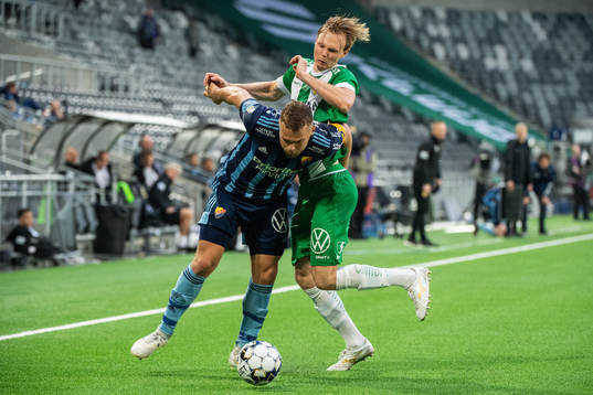 Djurgårdens Jesper Karlström och Hammarbys Tim