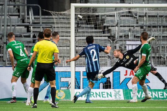 Djurgårdens Jesper Nyholm gör 1-1