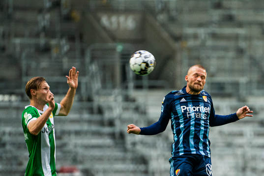 Djurgårdens Nicklas Bärkroth och Hammarbys Tim