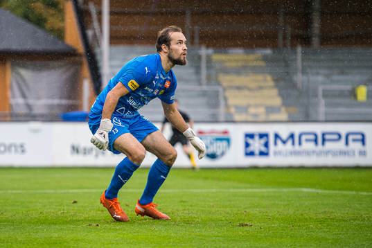 Mjällbys målvakt Carl-Johan Eriksson