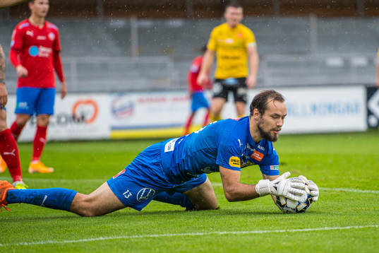 Mjällbys målvakt Carl-Johan Eriksson