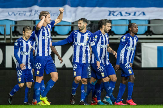 IFK Göteborg August Erlingmark jublar