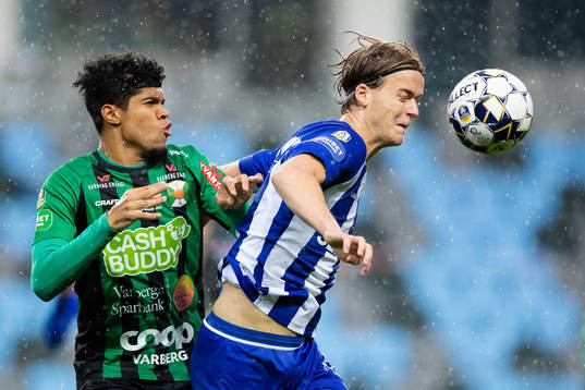 Varbergs Luke Le Roux och IFK Göteborg August Erlingmark